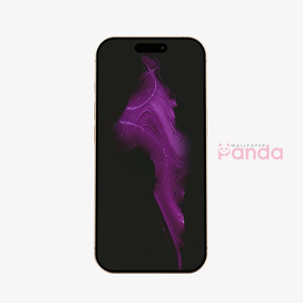 Ethereal Purple Flame Abstract Mobile Wallpaper