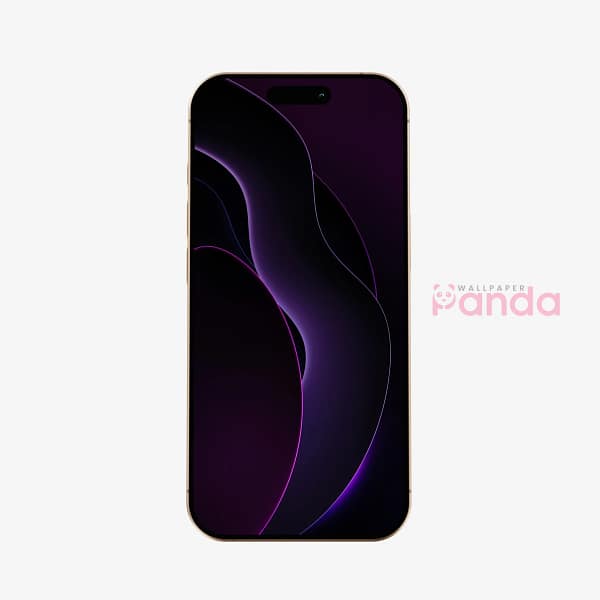 Purple Swirl Abstract Motion Sculpture Mobile Wallpaper