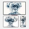 The Eruption of Mount Saint Helens 3-in-1 Wallpapers