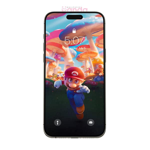 Mario Running Out of Mushroom World