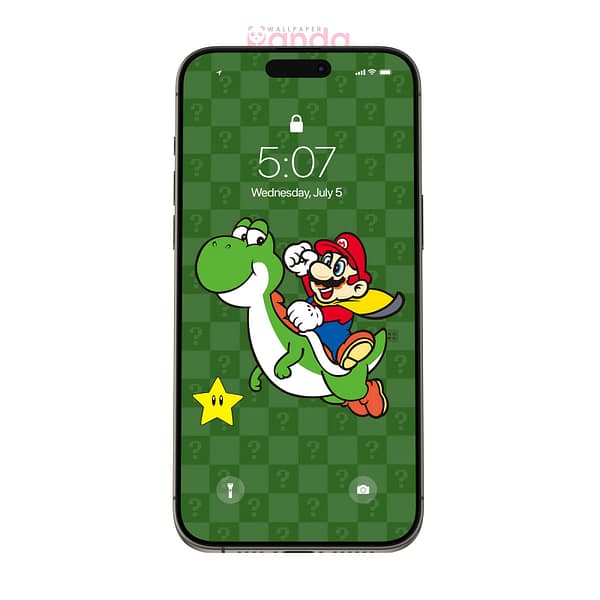 Warm Green Mario and Yoshi