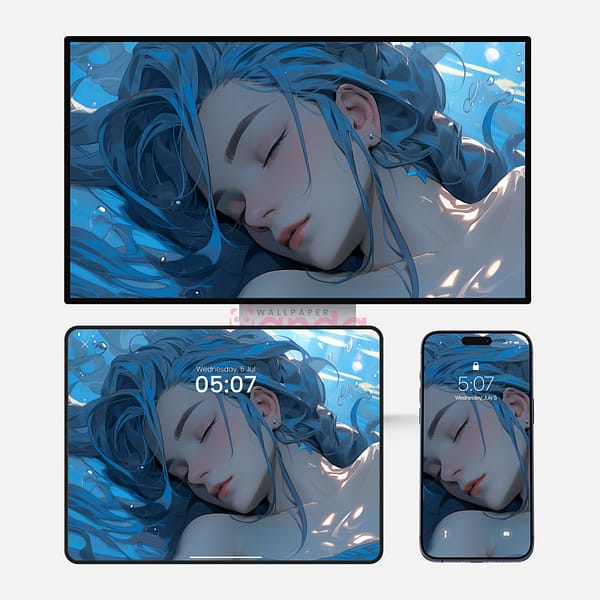 All Blue Sleeping Jinx-3-in-1-Max-Wallpapers