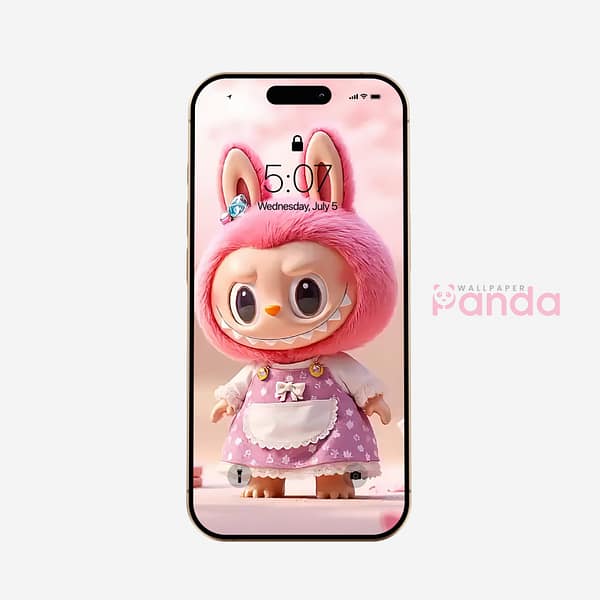 Echanting Soft Pink Labubu Cook-iPhone-16-Wallpaper.jpg