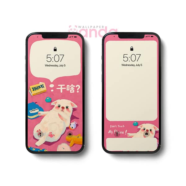 Funny Dog - Don't Touch My Phone-Double-Wallpaper.jpg