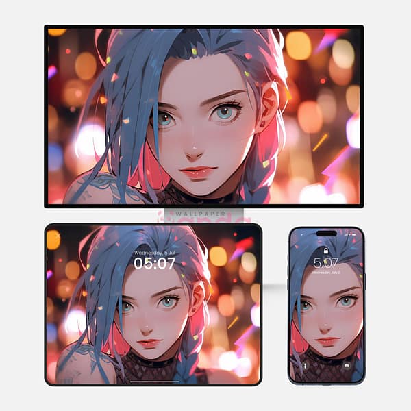 Jinx Bokeh Lights Background-3-in-1-Max-Wallpapers