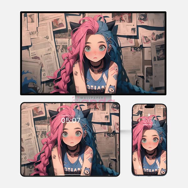 Jinx Purple Newspaper