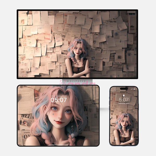 Jinx Sticky Notes Background-3-in-1-Max-Wallpapers