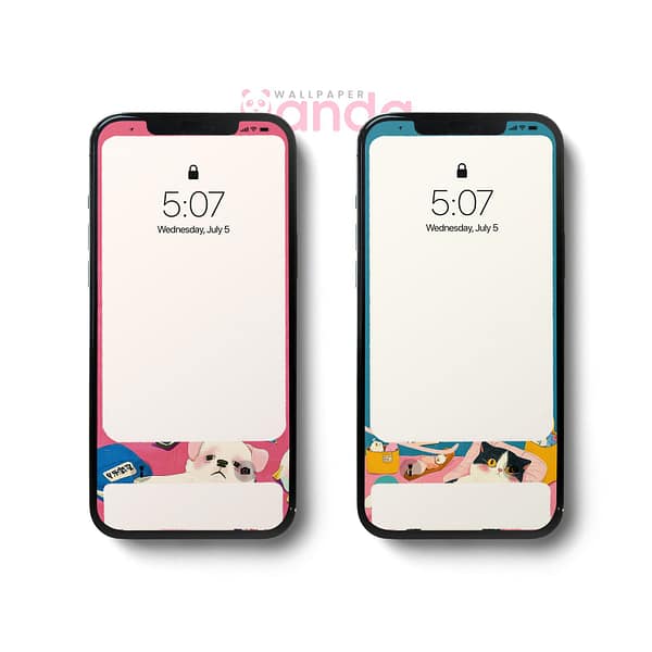 Minimalist Cat n Dog-Double-iPhone-Wallpaper.jpg