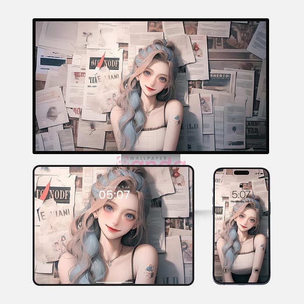 Modern Look Jinx Newspaper-3-in-1-Max-Wallpapers