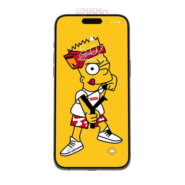 Classic Bart Simpson Supreme Phone Wallpaper