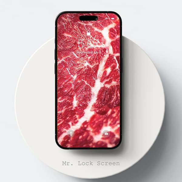 Wagyu Beef Topside Food Style Phone Wallpaper