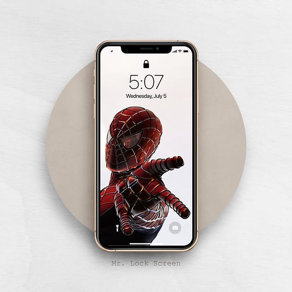 The Amazing Spider-man Web Throw Phone Wallpaper