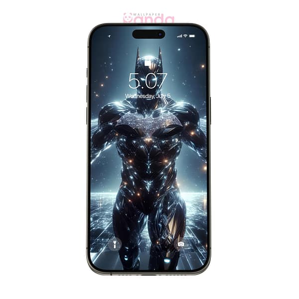 Dark Knight Rising from the Smoke Phone Wallpaper