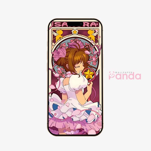 Cardcaptor Sakura Sparkly Magic Phone Background