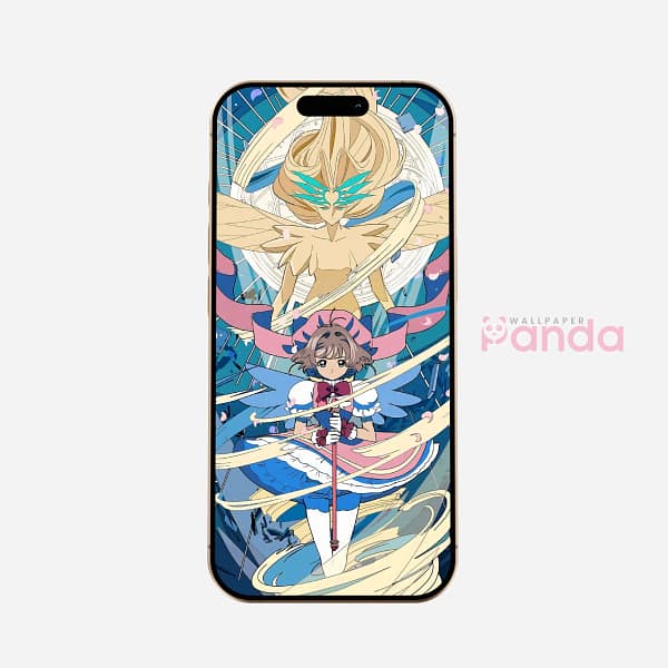 Cardcaptor Sakura Teal Starry Sky Wallpaper