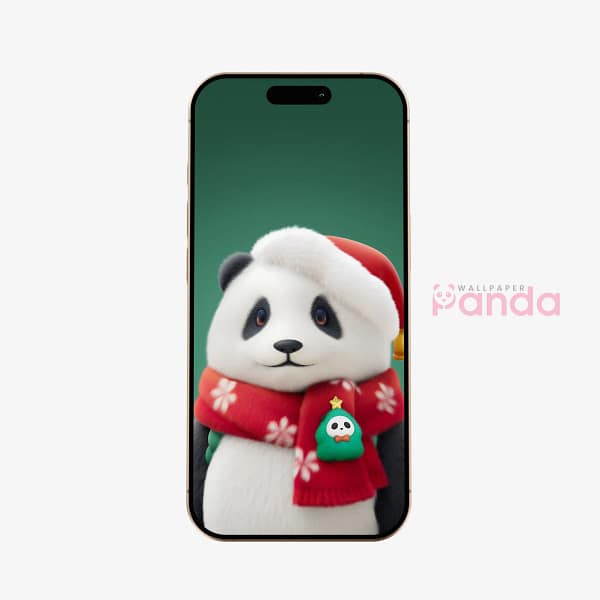 Christmas Outfit Fubao Party Animals Phone Wallpaper