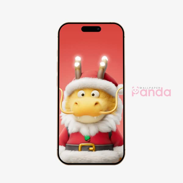 Christmas Outfit Lotus Party Animals Phone Wallpaper