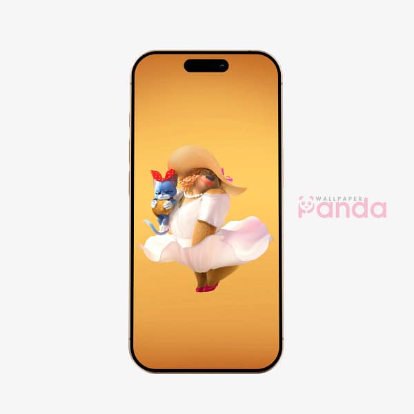 Cool Orange Ms. Bramble Funny Phone Wallpaper