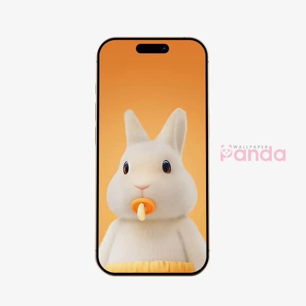 Easter Carrot Party Animals Phone Wallpaper