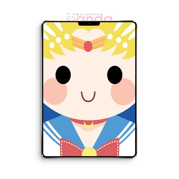 Full Face Stylized Sailor Moon Tablet Wallpaper