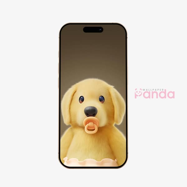 Golden Retriever Puppy Party Animals Phone Wallpaper