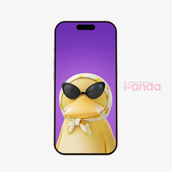 International Women's Day Ducky Portrait Phone Wallpaper