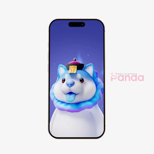 Jiangshi Cabbage Dog Party Animals Phone Wallpaper