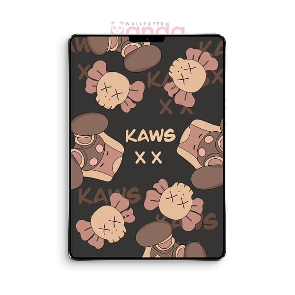 KAWS OriginalFake Pattern Tablet Wallpaper