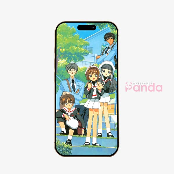 Sakura Moon Theme Phone Wallpaper