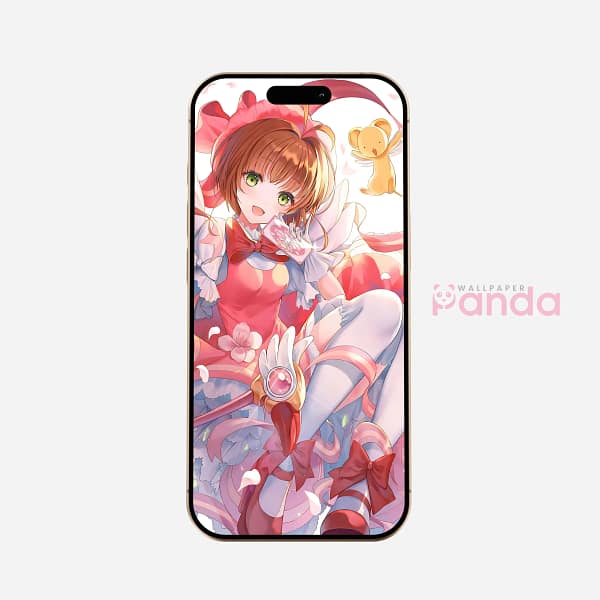 Sakura Sparkly Anime Phone Wallpaper - Cardcaptor Sakura-61 Sakura Sparkly Anime Phone Wallpaper