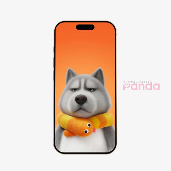 Snake Year Themed Max Party Animals Phone Wallpaper