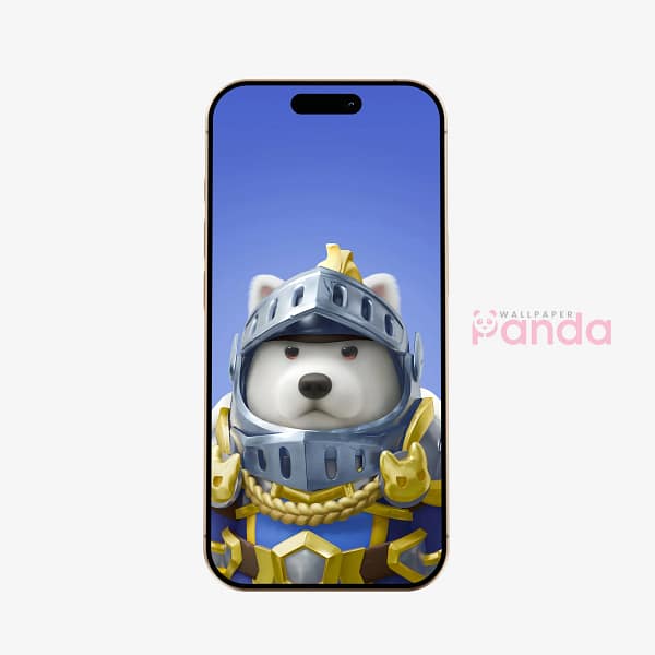 Snow The Knight Party Animals Phone Wallpaper - 2428455789 Snow The Knight Party Animals Phone Wallpaper