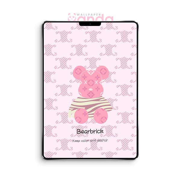 Soft Pink BearBrick, Keep Calm & Despar Tablet Wallpaper
