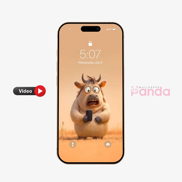 Tumbleweed Funny Horse with Phone Video Phone Wallpaper