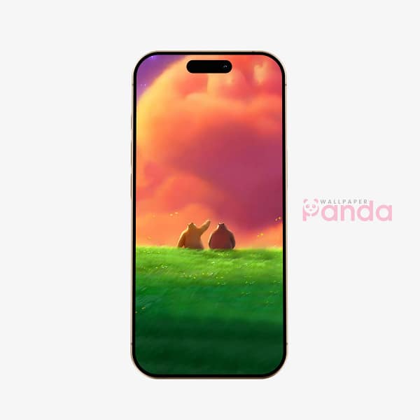 Volcanic Sky, Sitting Briar & Bramble Phone Wallpaper