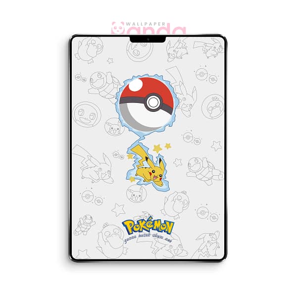 White Pikachu of Pokémon Tablet Wallpaper - 1 (10) White Pikachu of Pokémon Tablet Wallpaper