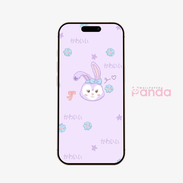 Kawaii Bunny Pastel Phone Wallpaper