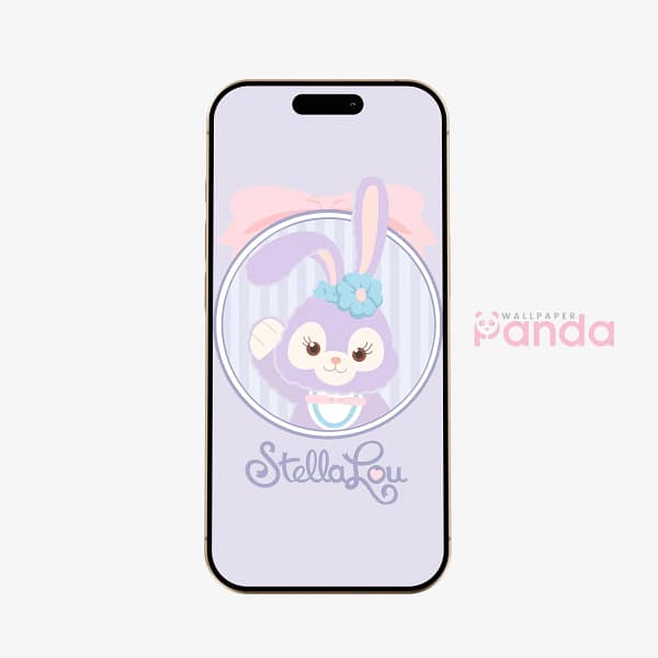 StellaLou Lavender Rabbit Cute Phone Wallpaper