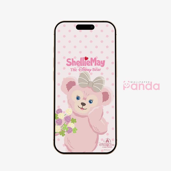 ShellieMay Disney Bear Pastel Phone Wallpaper