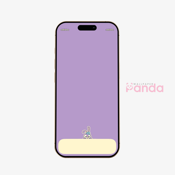 StellaLou Lavender Bunny Phone Wallpaper