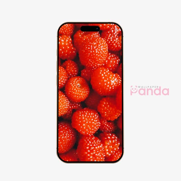 Bright & Tangy Raspberries Mobile Phone Wallpaper