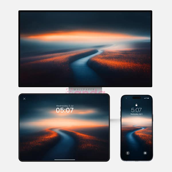 Cosmic Energy Road to Future 3-in-1 Wallpapers