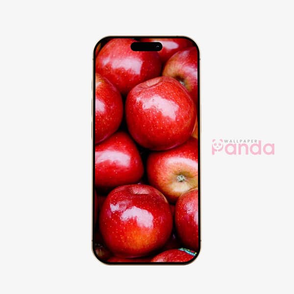 Crisp & Fresh Red Apples Mobile Phone Wallpaper