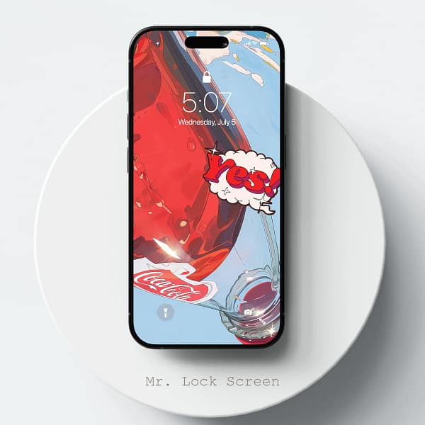 Do you want to drink Coke-YES! Mobile Wallpaper