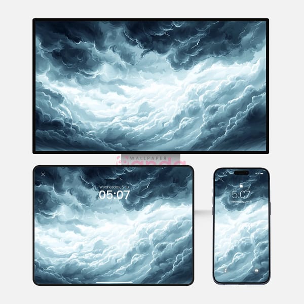 Enchanting Ethereal Cloud Formation 3-in-1 Wallpapers