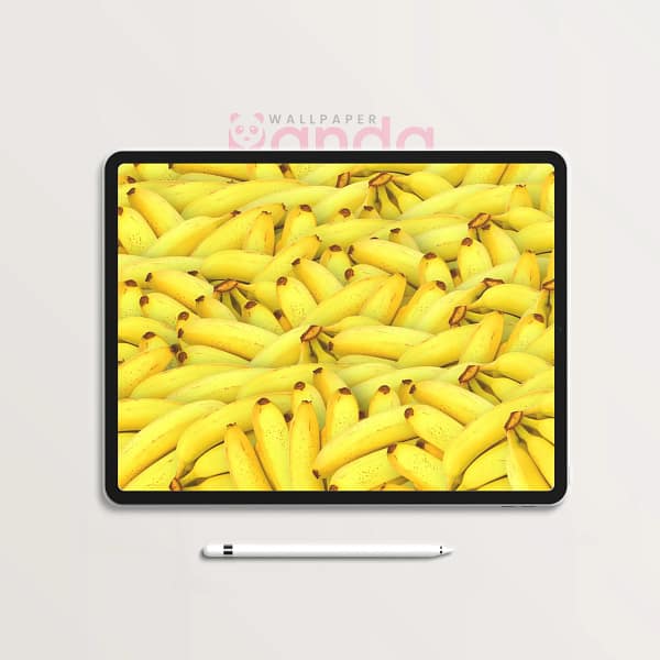 Fresh Yellow Luscious Bananas Tablet Wallpaper