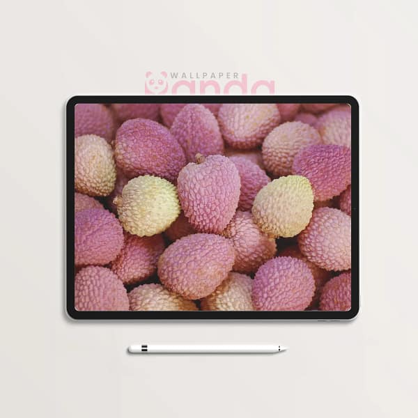 Juicy Blushing Lychees Tablet Wallpaper