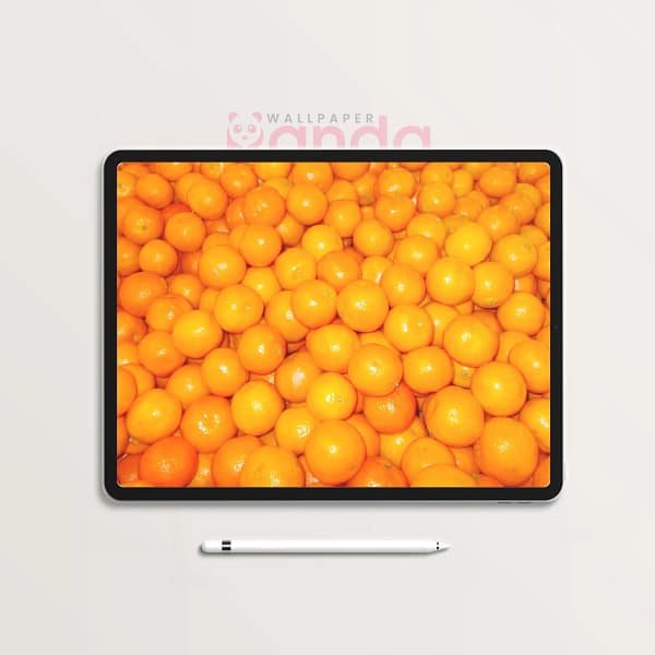 Juicy Golden Sun-Kissed Oranges Tablet Wallpaper