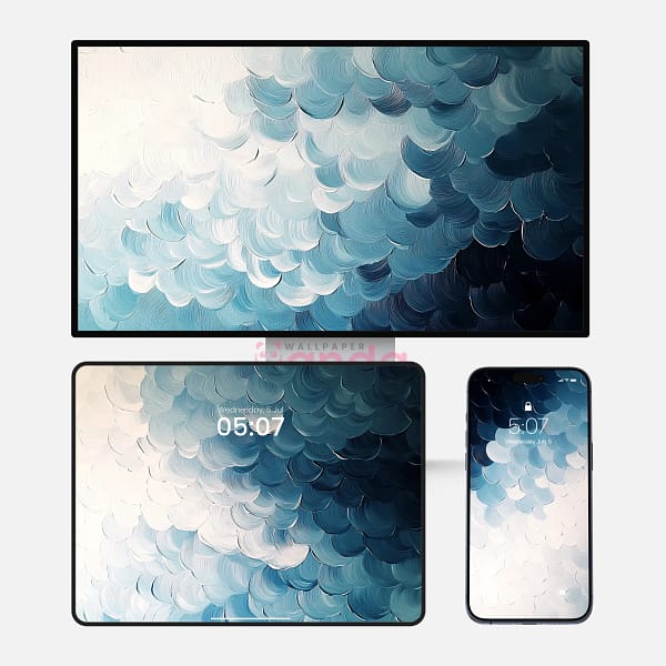 Mermaid Scales Ocean Inspo 3-in-1 Wallpapers