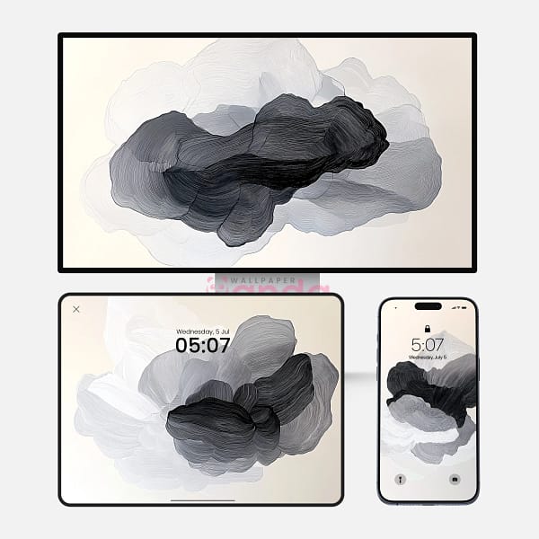 Modern Floral Oil Painting 3-in-1 Wallpapers Modern Floral Oil Painting 3-in-1 Wallpapers